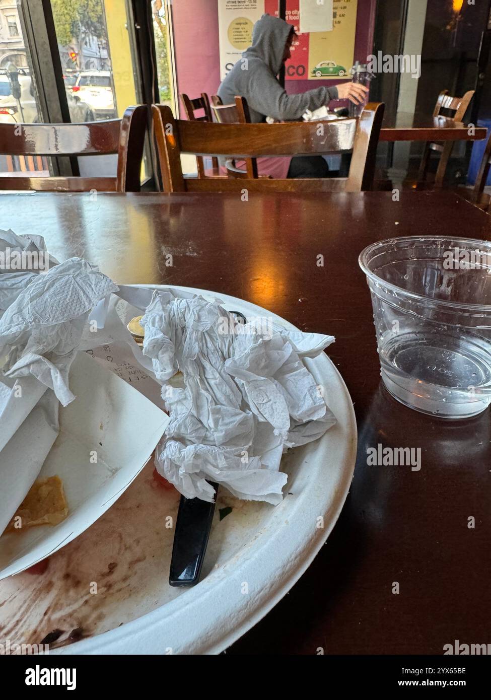 San Francisco Street Tacos on Haight Street in San Francisco, California. - Smartphone Captured Stock Image