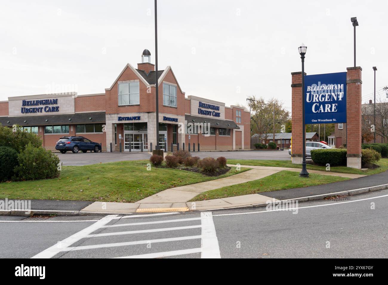 Bellingham, Massachusetts, USA - November 10, 2023: A Urgent Care Center in Bellingham, Massachusetts, USA Stock Photo