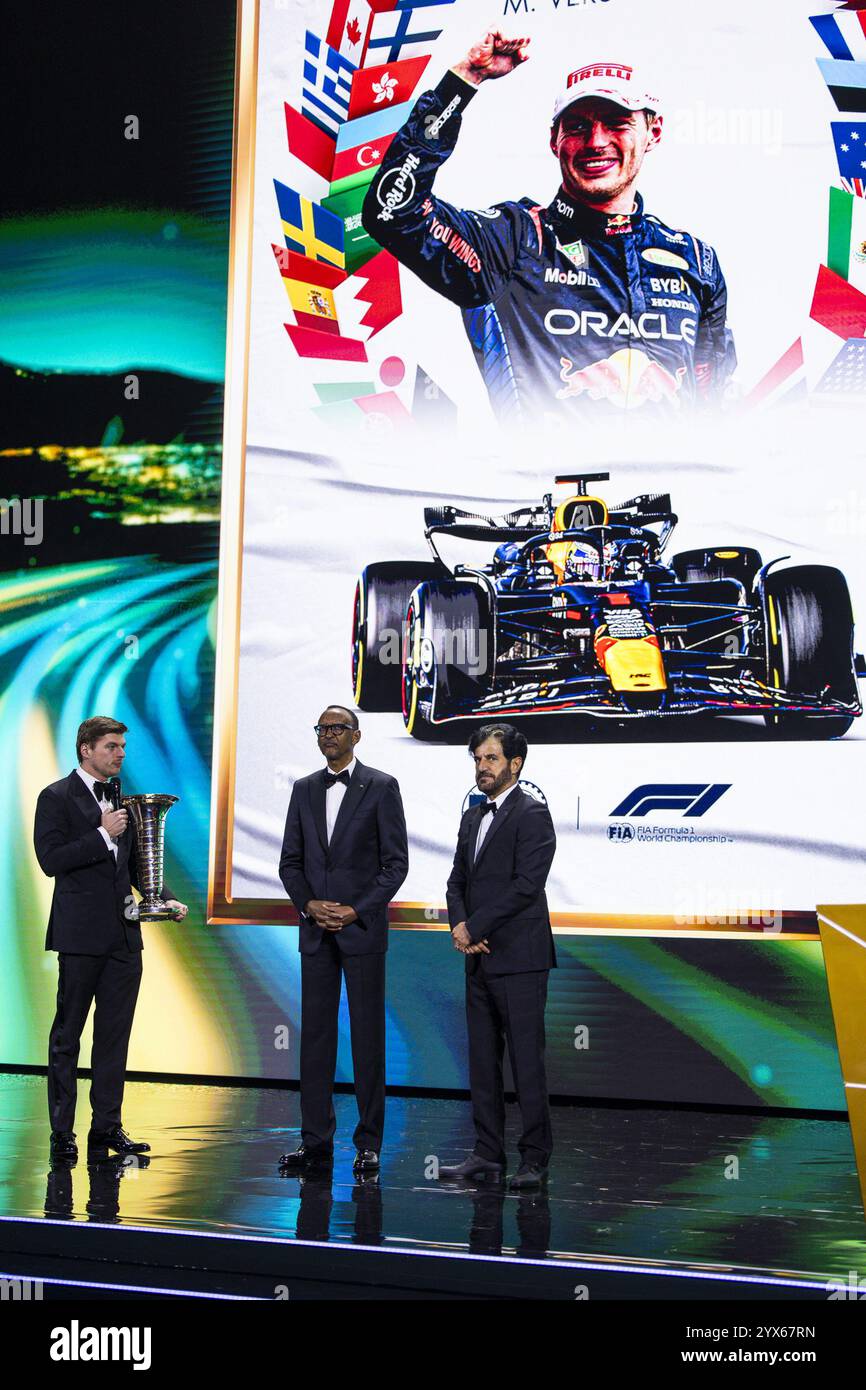 VERSTAPPEN Max, Red Bull Racing, FIA Formula 1, portrait, Kagame Paul ...