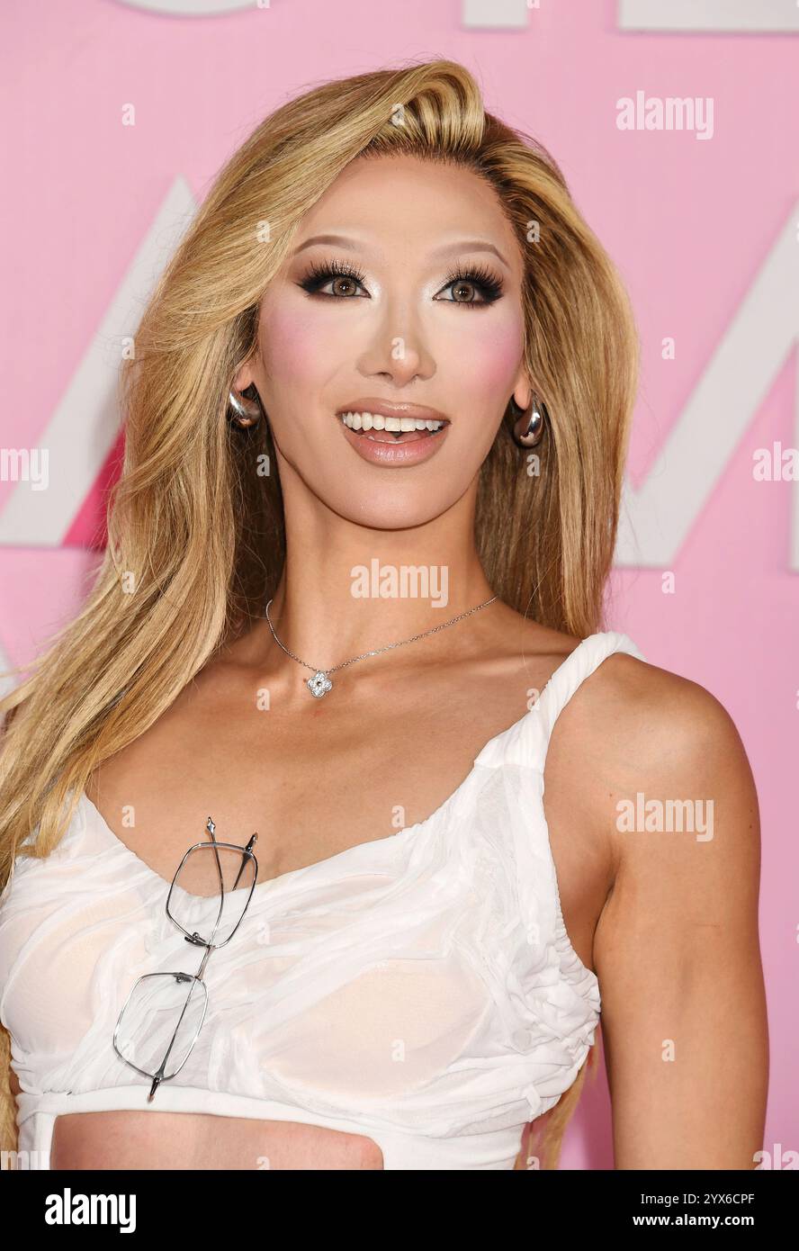 LOS ANGELES, CALIFORNIA - DECEMBER 12: Plastique Tiara attends the Los