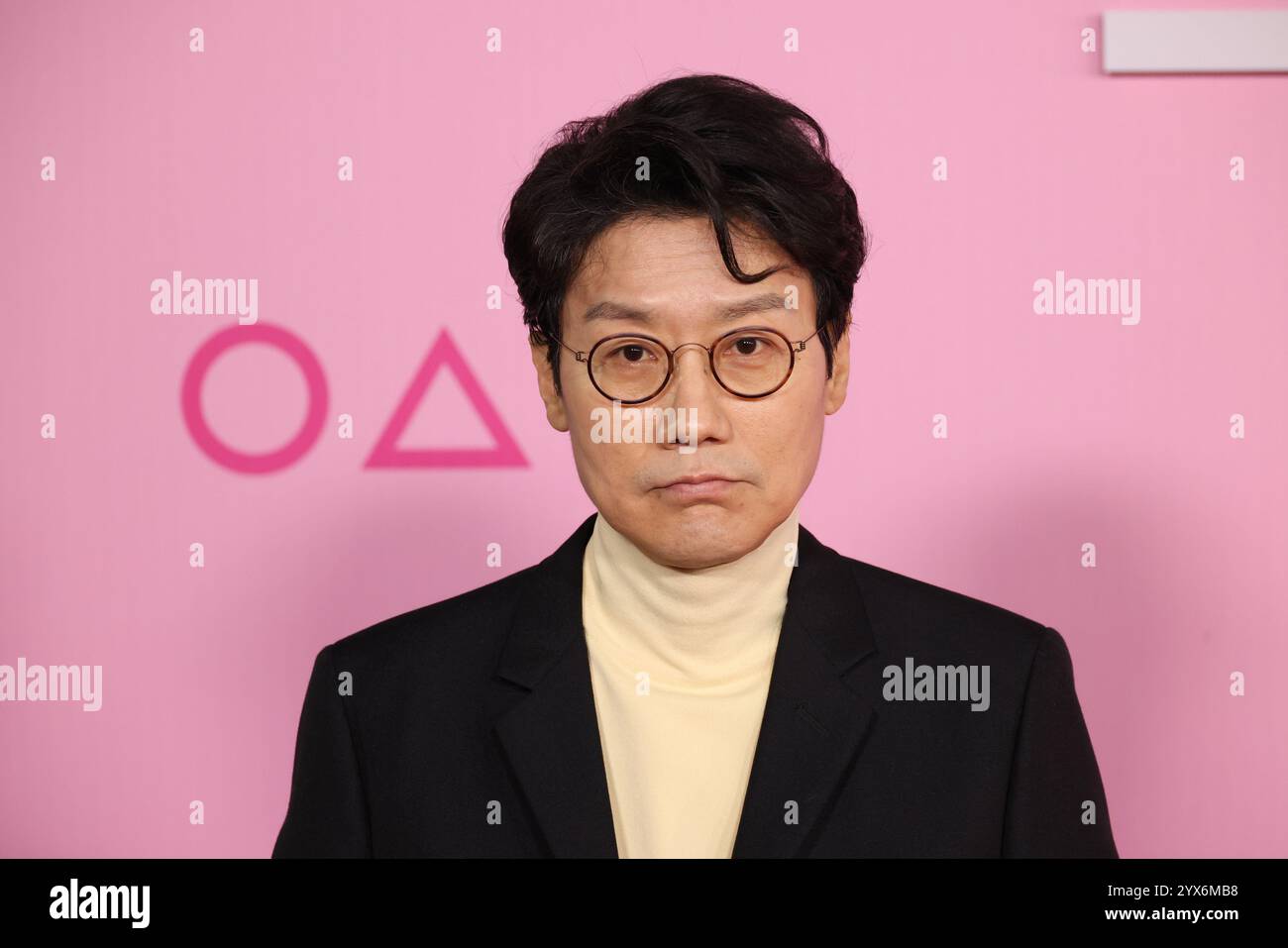 Hwang Dong-hyuk attends the Los Angeles Premiere & Fan Event for