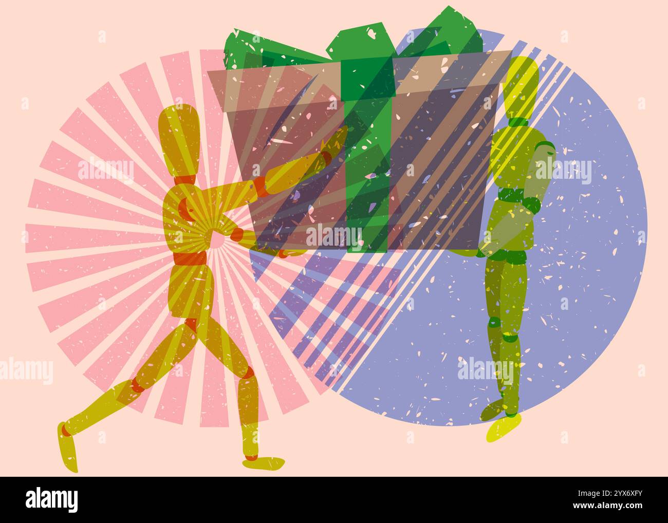 Object Explosion Puppet Wooden mannequin puppet Stock Vector Images - Alamy