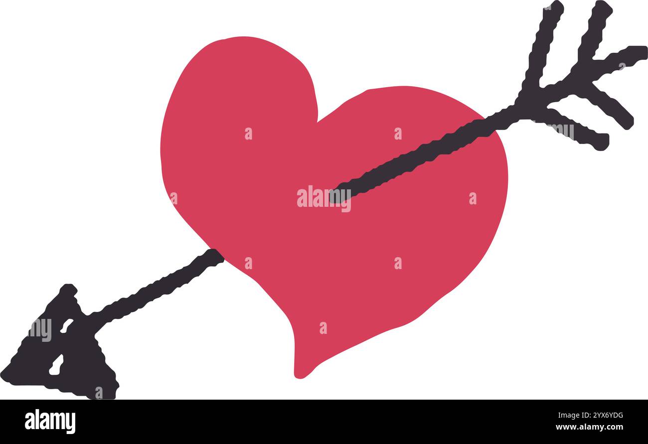 Arrow vector red hand Stock Vector Images - Alamy
