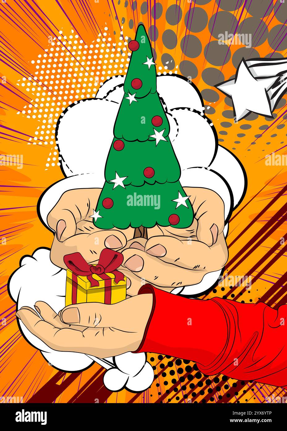 Santa claus hands holding book hi-res stock photography and images - Alamy