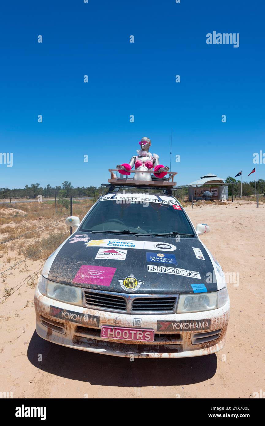 Amusing Car participating in the Shitbox Rally, a yearly event in Australia Stock Photo
