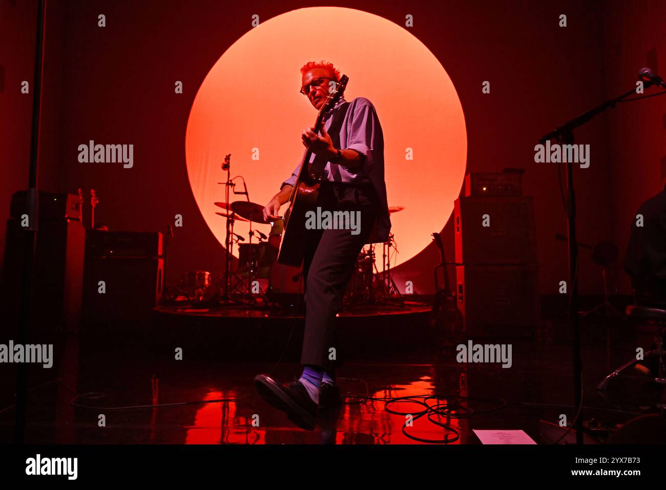 UK. 13th Dec, 2024. LONDON, ENGLAND - DECEMBER 13: Fran Healy of ‘Travis' performing at Shepherd's Bush Empire on December 13, 2024 in London, England.CAP/MAR © MAR/Capital Pictures Credit: Capital Pictures/Alamy Live News Stock Photo