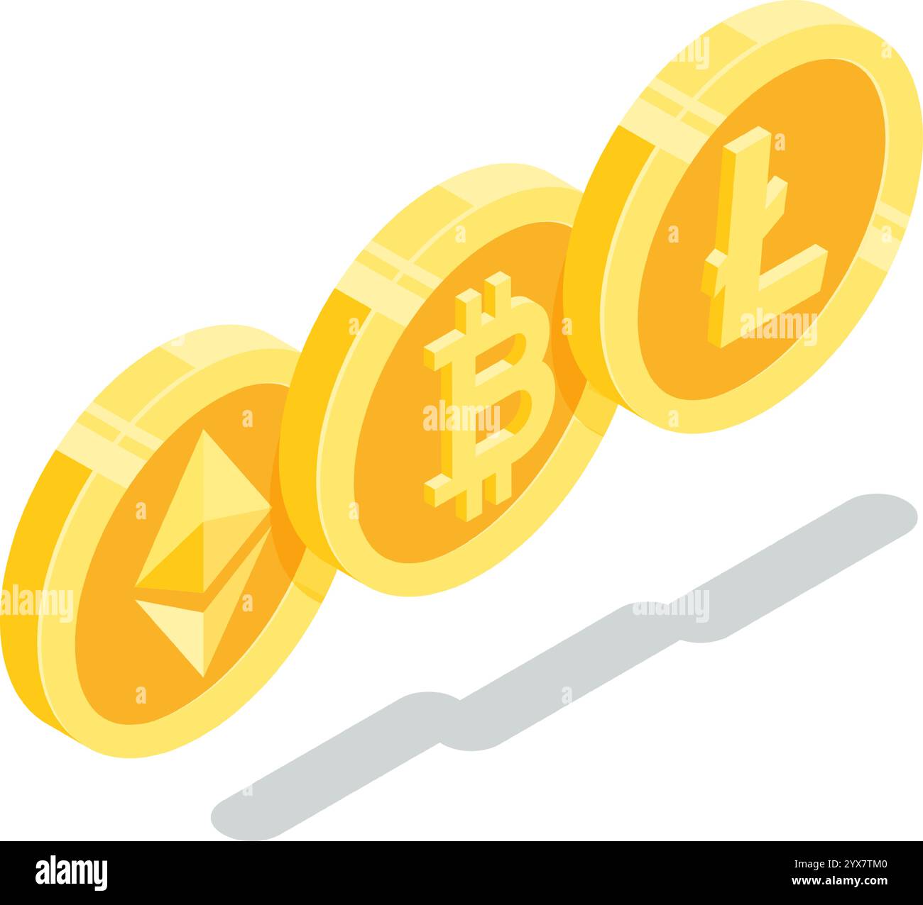 Cryptocurrency symbols Cut Out Stock Images & Pictures - Page 2 - Alamy
