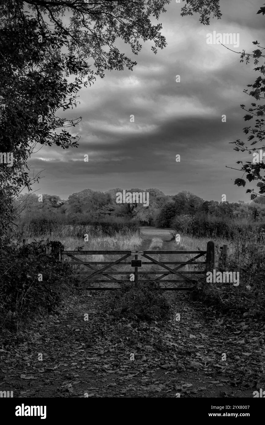 Closed gate Black and White Stock Photos & Images - Alamy