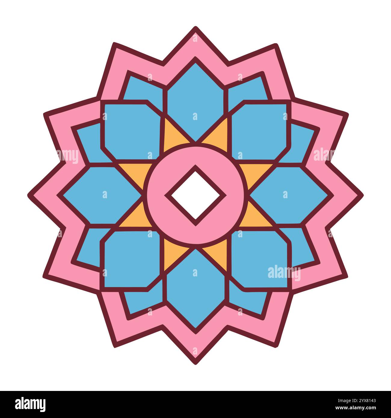 Islamic Pattern - High-Quality Geometric, Ornamental, and Seamless Designs for Art, Architecture, and Interior Decor Stock Vector