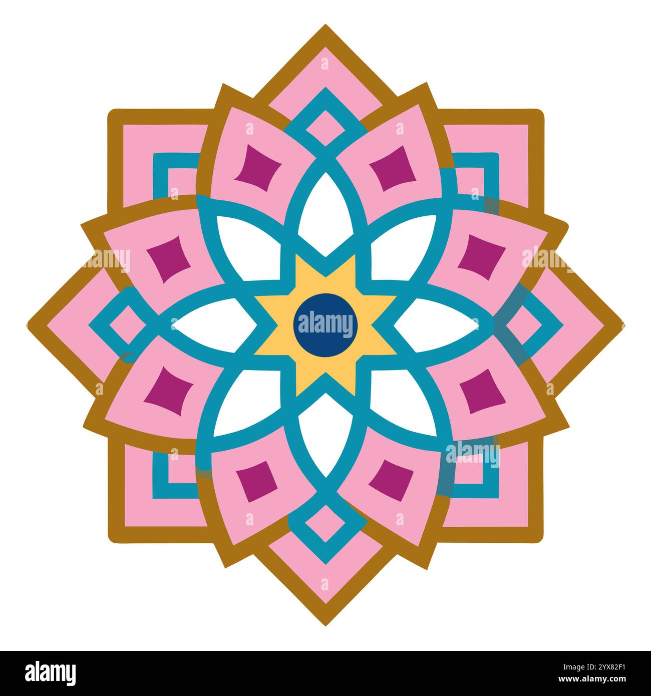 Islamic Pattern - High-Quality Geometric, Ornamental, and Seamless Designs for Art, Architecture, and Interior Decor Stock Vector