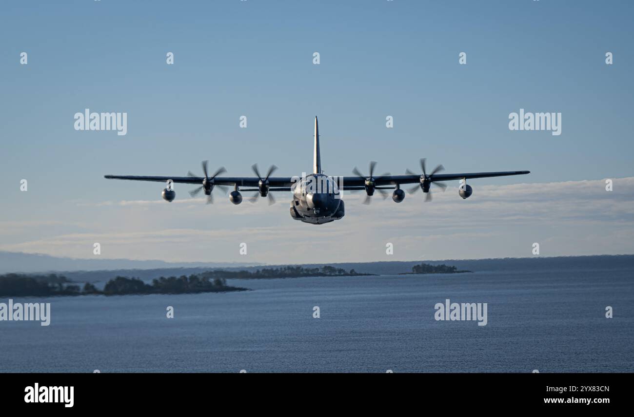 A U.S. Air Force MC-130J Commando II assigned to the 352nd Special ...