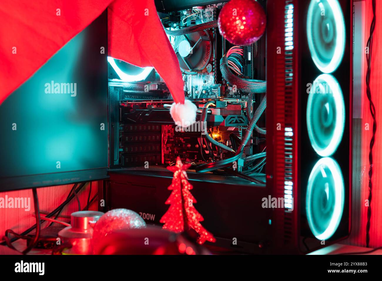 Christmas Color Computer Rgb christmas lighting hi-res stock photography and images - Alamy