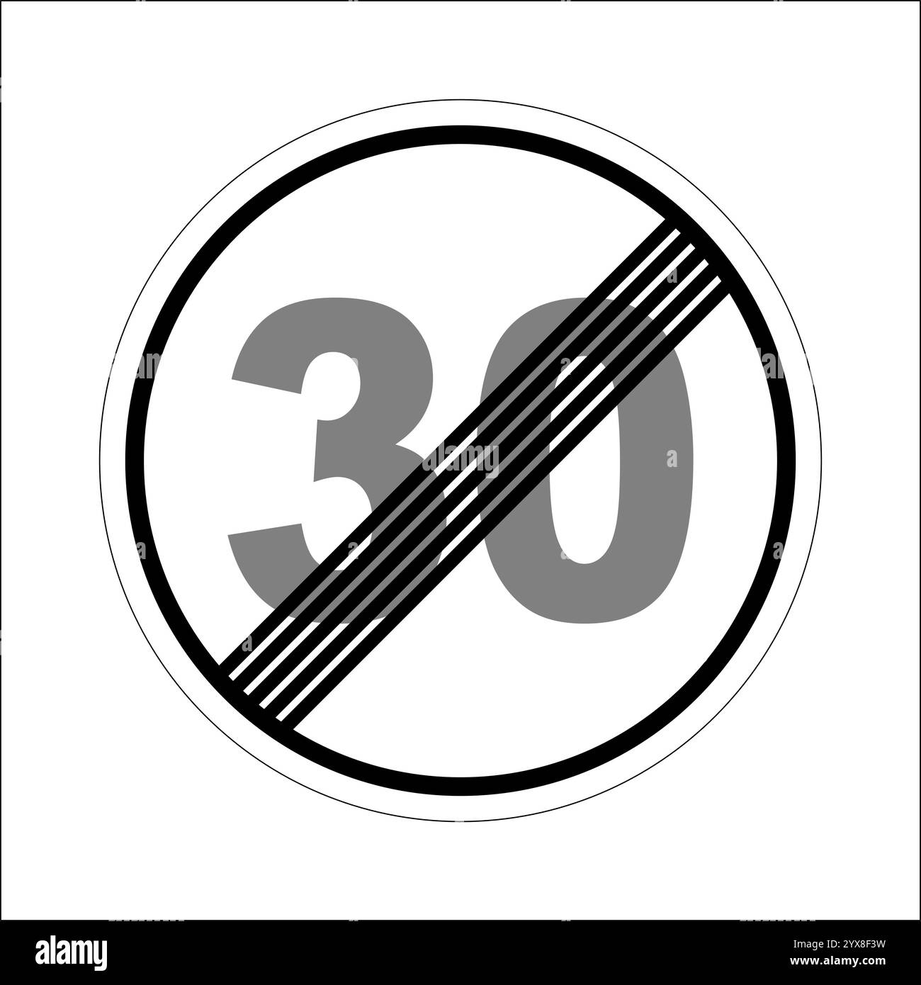 300 Km/h Speed Limit Sticker – 85mm, Highway Razor Design, Car Tuning Fun Decal