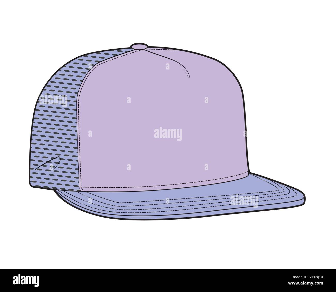 Trucker cap vector design mockup template Stock Vector Image Art Alamy Trucker cap vector design mockup template Stock Vector Image Art Alamy