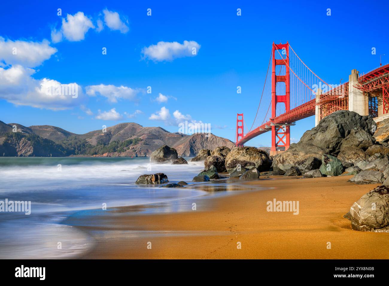 the famous golden gate gridge of san francisco Stock Photo - Alamy