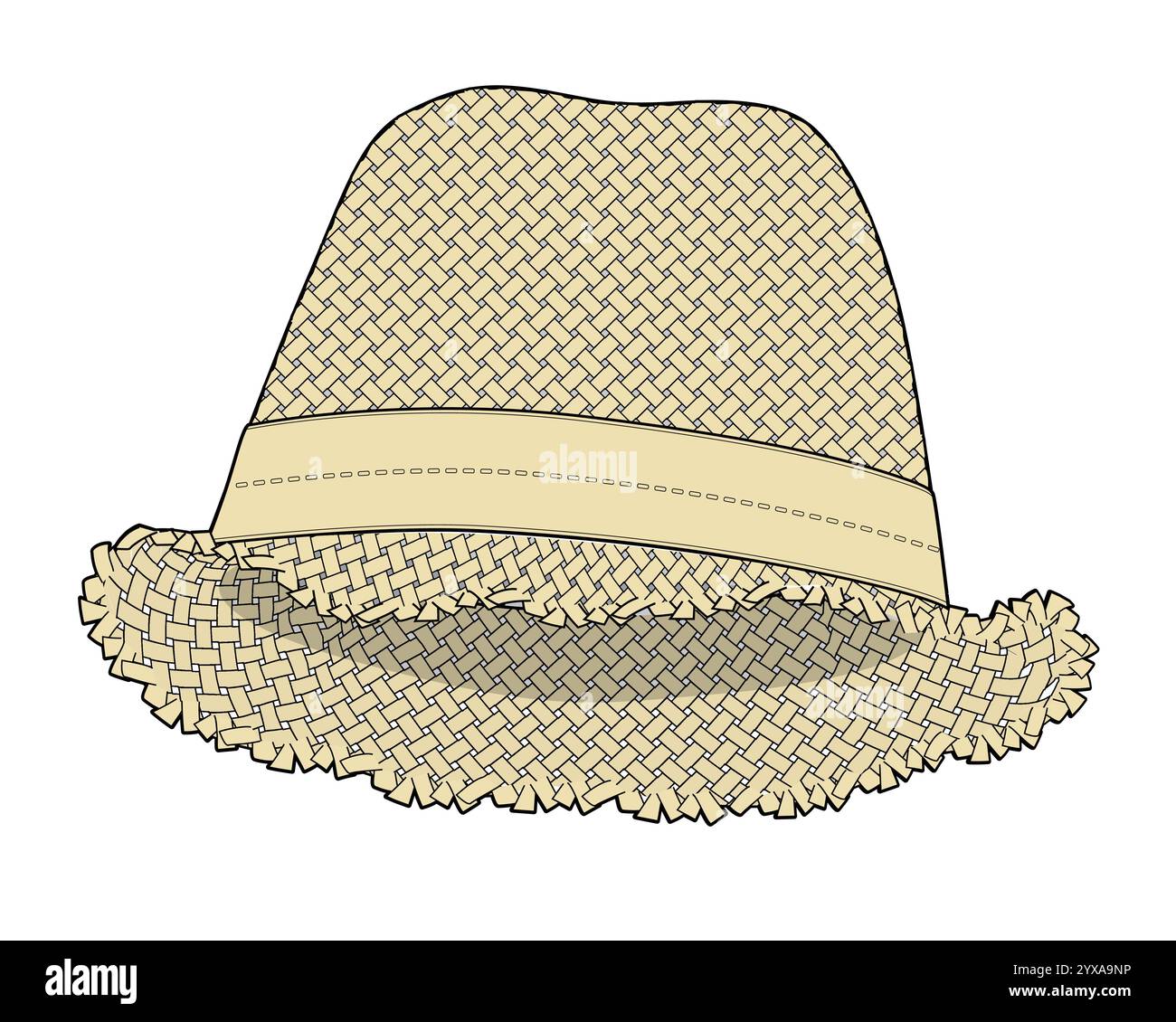 Frayed straw hat hi-res stock photography and images - Alamy
