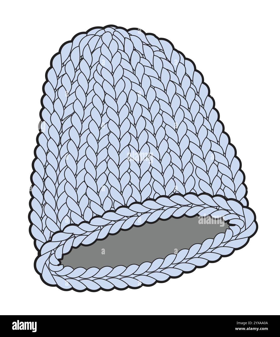 Cable knit beanie vector design mockup template Stock Vector Image Cable knit beanie vector design mockup template Stock Vector Image