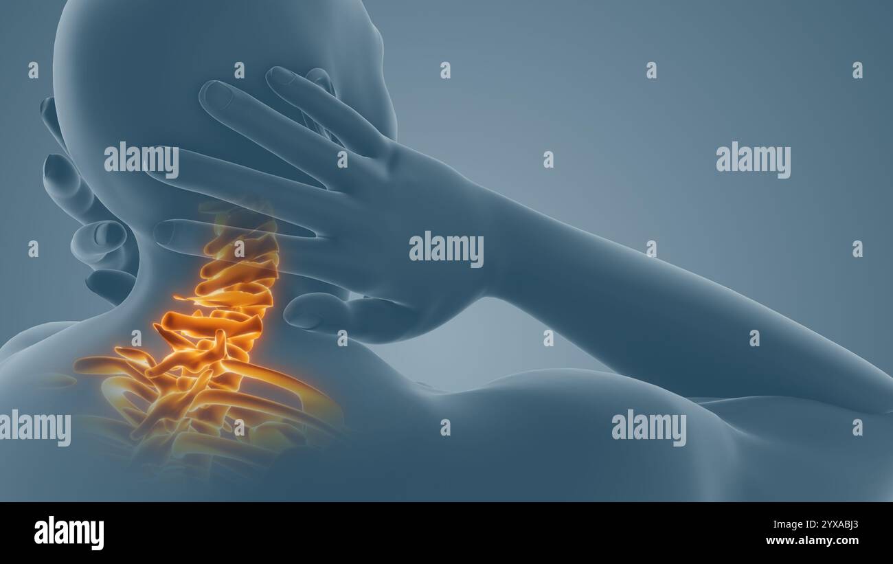 Ray neck cervical spine hi-res stock photography and images - Alamy