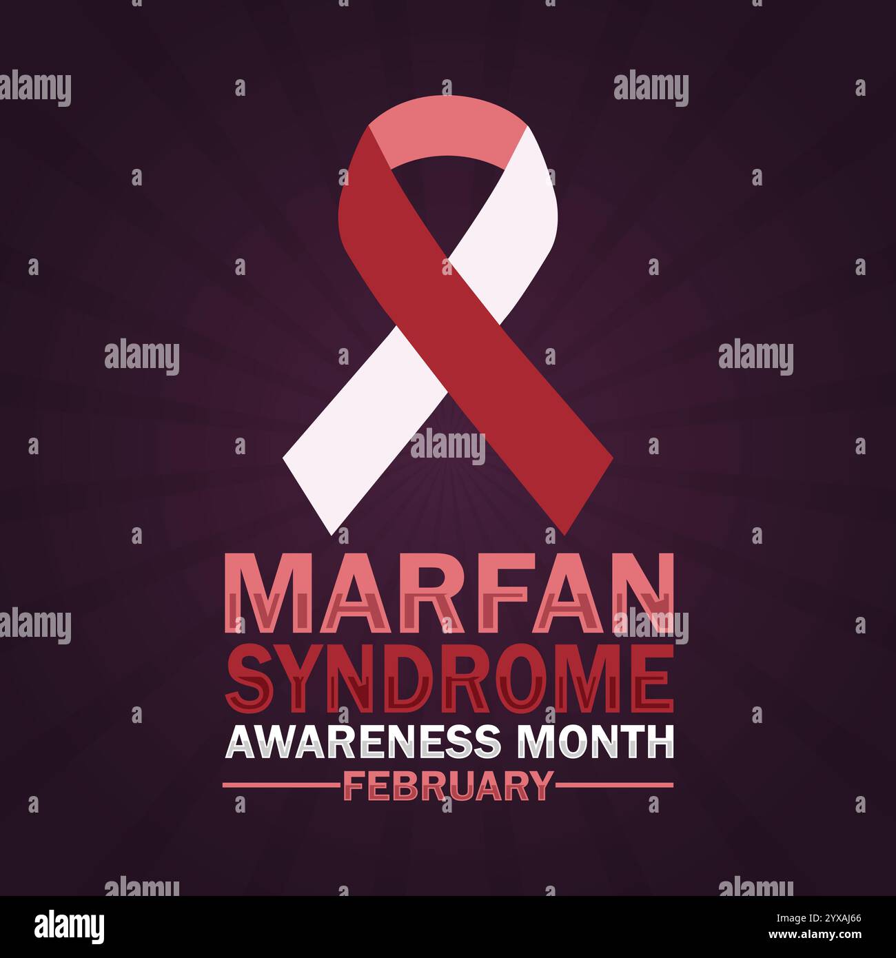 Marfan Syndrome Awareness Month. February. Holiday concept. Template