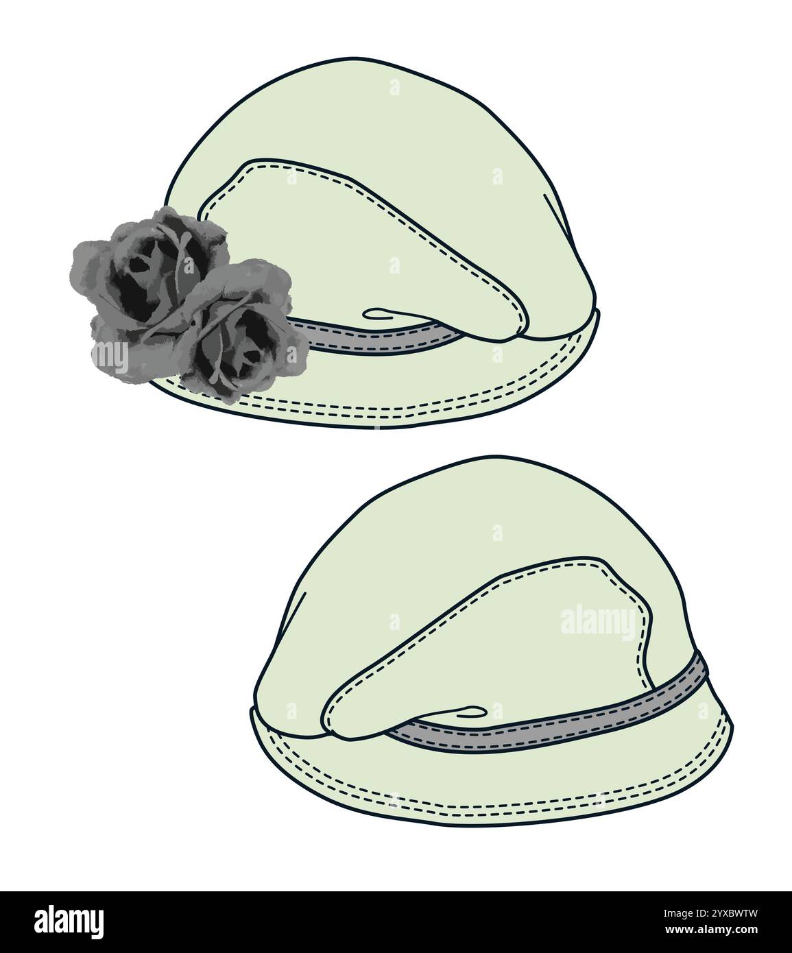 Beret hat clipart hi-res stock photography and images - Alamy
