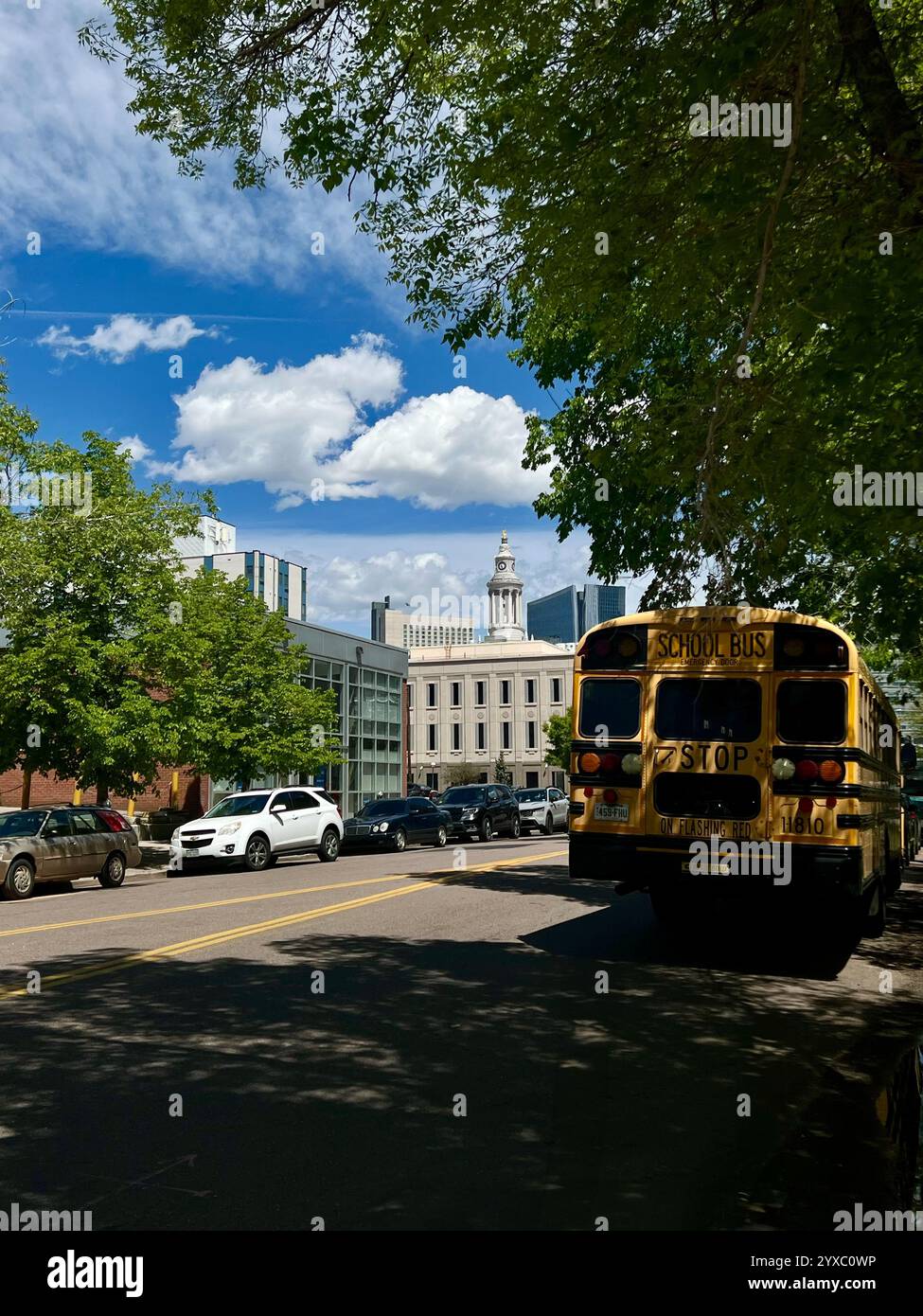 Pink school bus hi-res stock photography and images - Alamy
