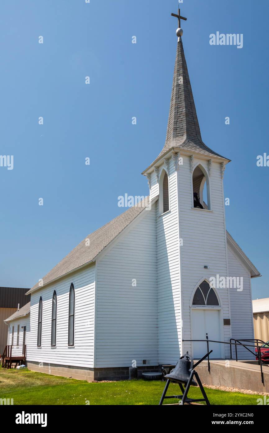 Holdrege Nebraska Immanuel Lutheran Church at the Nebraska Prairie