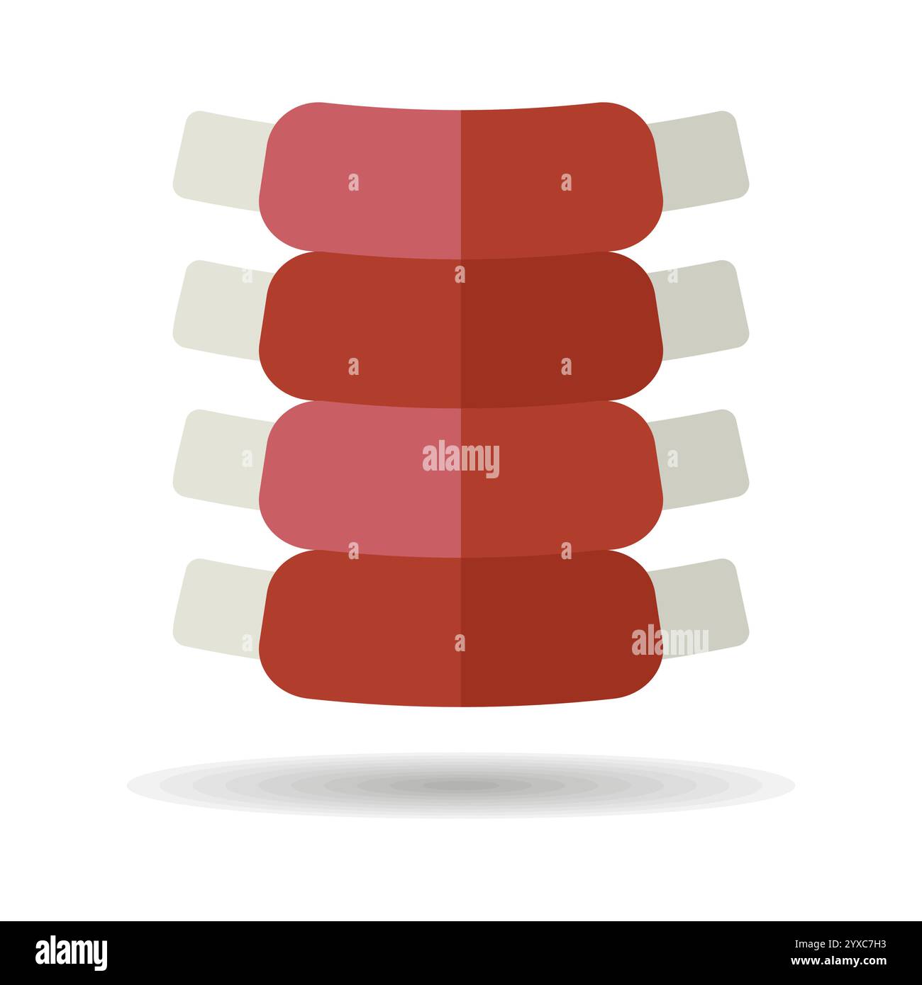 Ribs vector icon food meat. Barbecue and bbq grill sign. Graph symbol ...