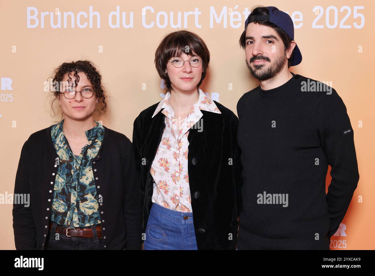Dorothee Levesque, MarieLola Terver and Paul Jousselin attending the