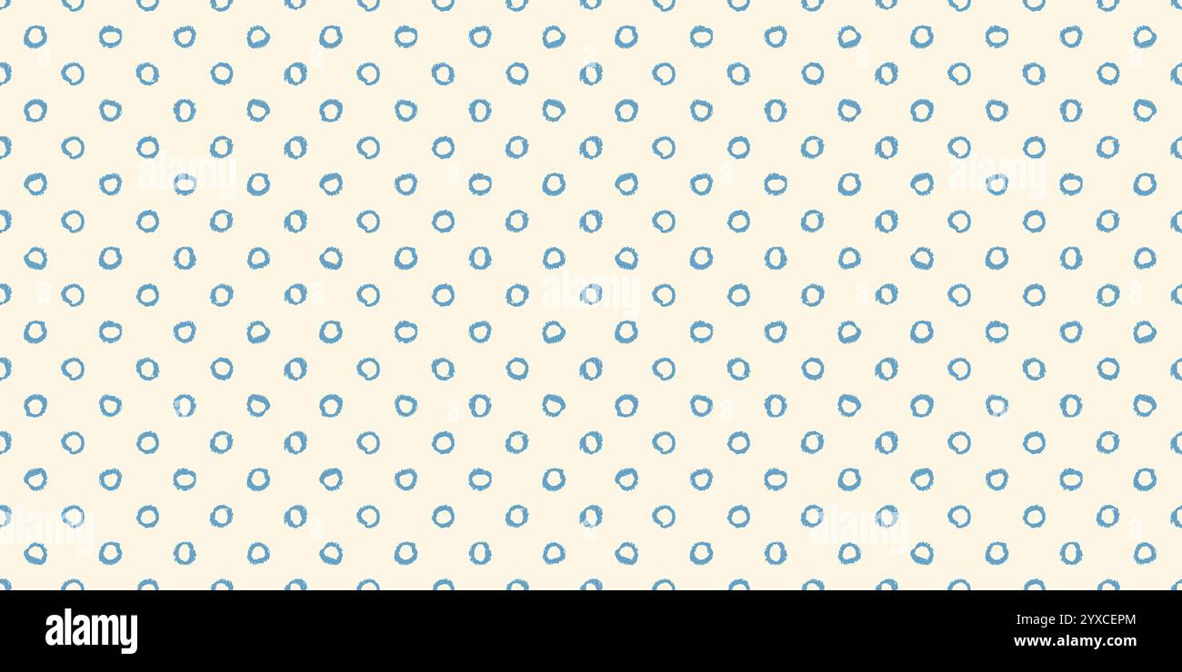 Polka dot seamless pattern with hand painted circles Stock Vector Image ...
