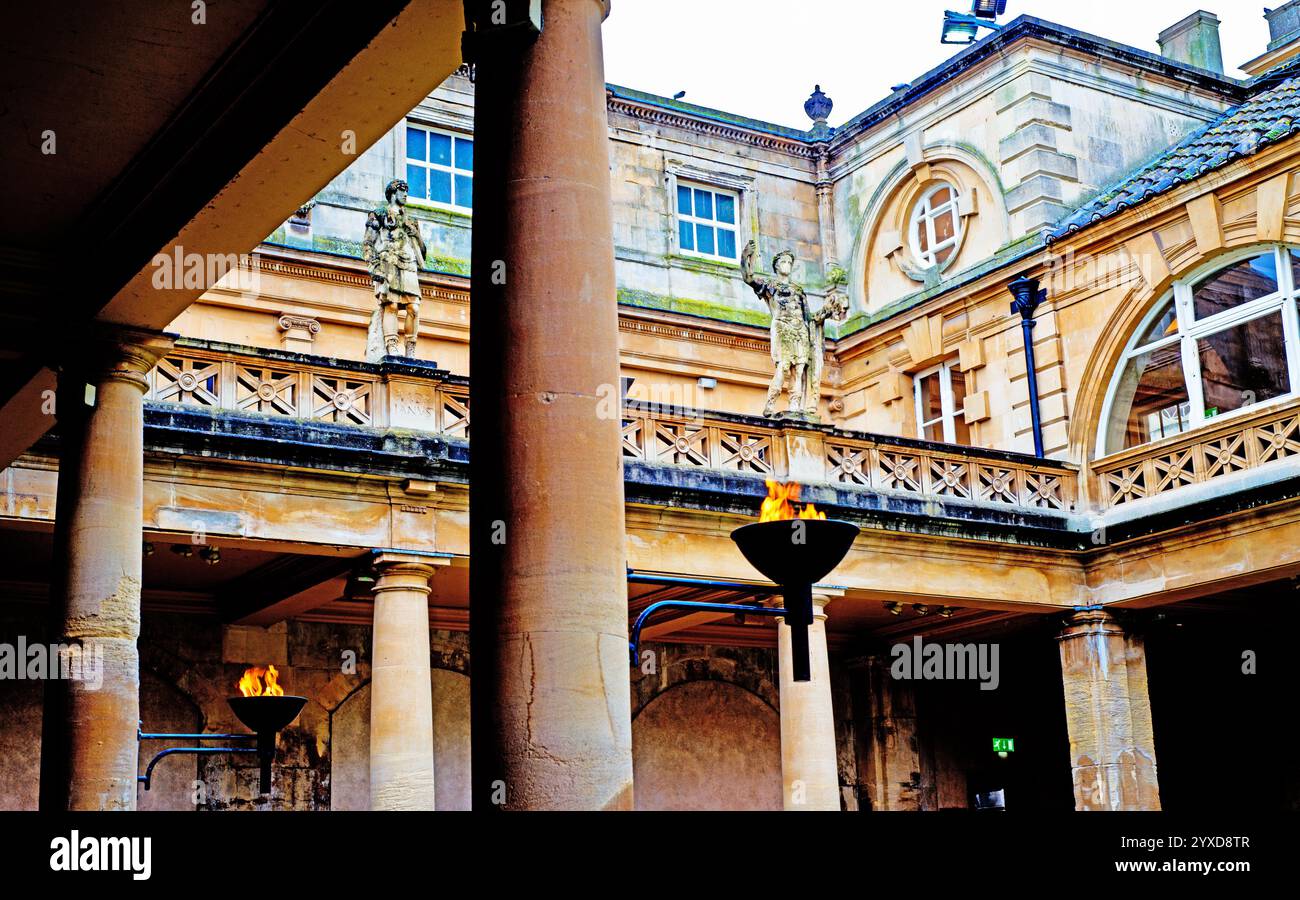 Roman Baths, Bath City, Somerset, England Stock Photo - Alamy