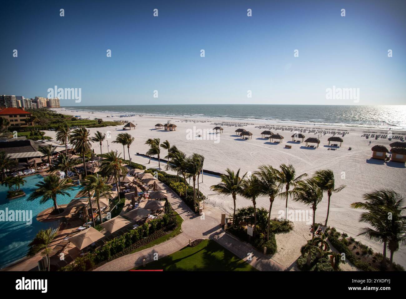 View from a balcony at the JW Marriott Marco Island Beach Resort
