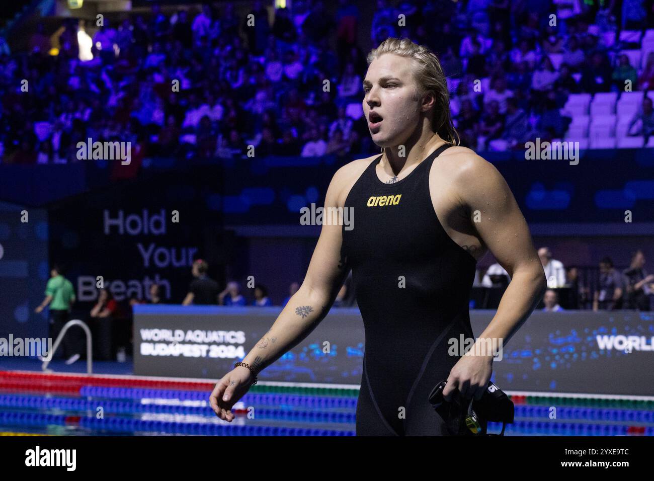 (241216) BUDAPEST, Dec. 16, 2024 (Xinhua) Ruta Meilutyte of