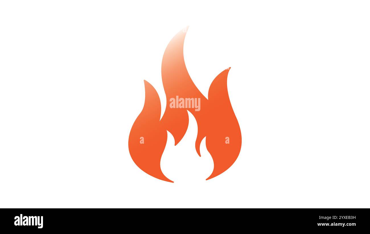 Modern Fire Icon Graphic Stock Vector Image & Art - Alamy