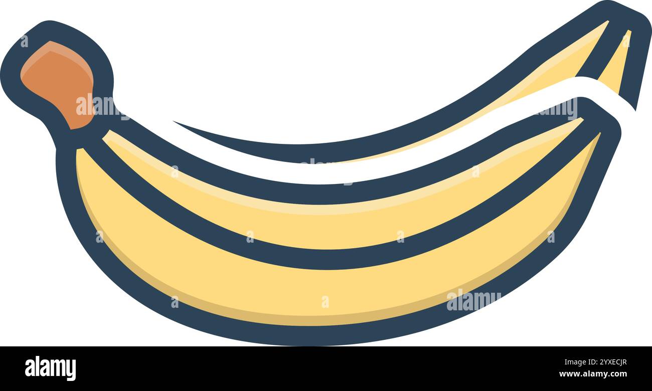 Platano banana Stock Vector Images - Alamy