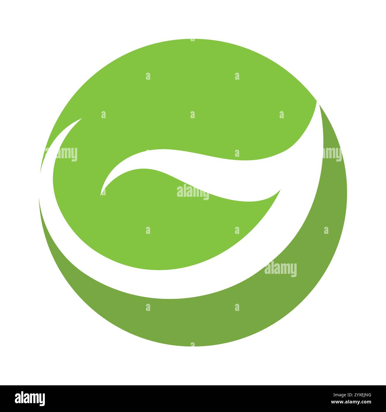 Vegan leaf green eco logo nature Stock Vector Image & Art - Alamy