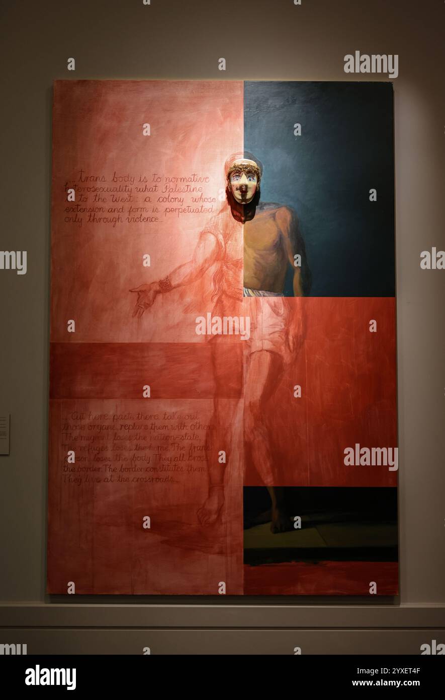 Trans Mask Venice, Italy - May7 2024: 60th Art Biennale in Venice. Miscegenation ...