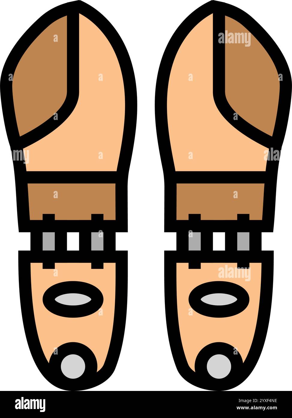 shoe trees clothes care color icon vector illustration Stock Vector ...