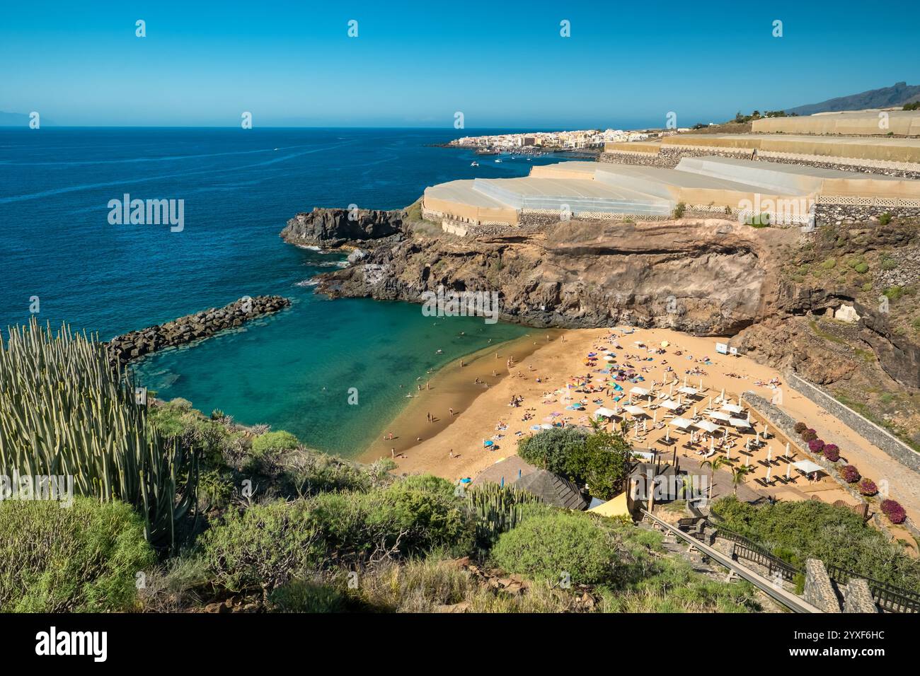 Abama beach, Tenerife, Canary Islands, Spain Stock Photo