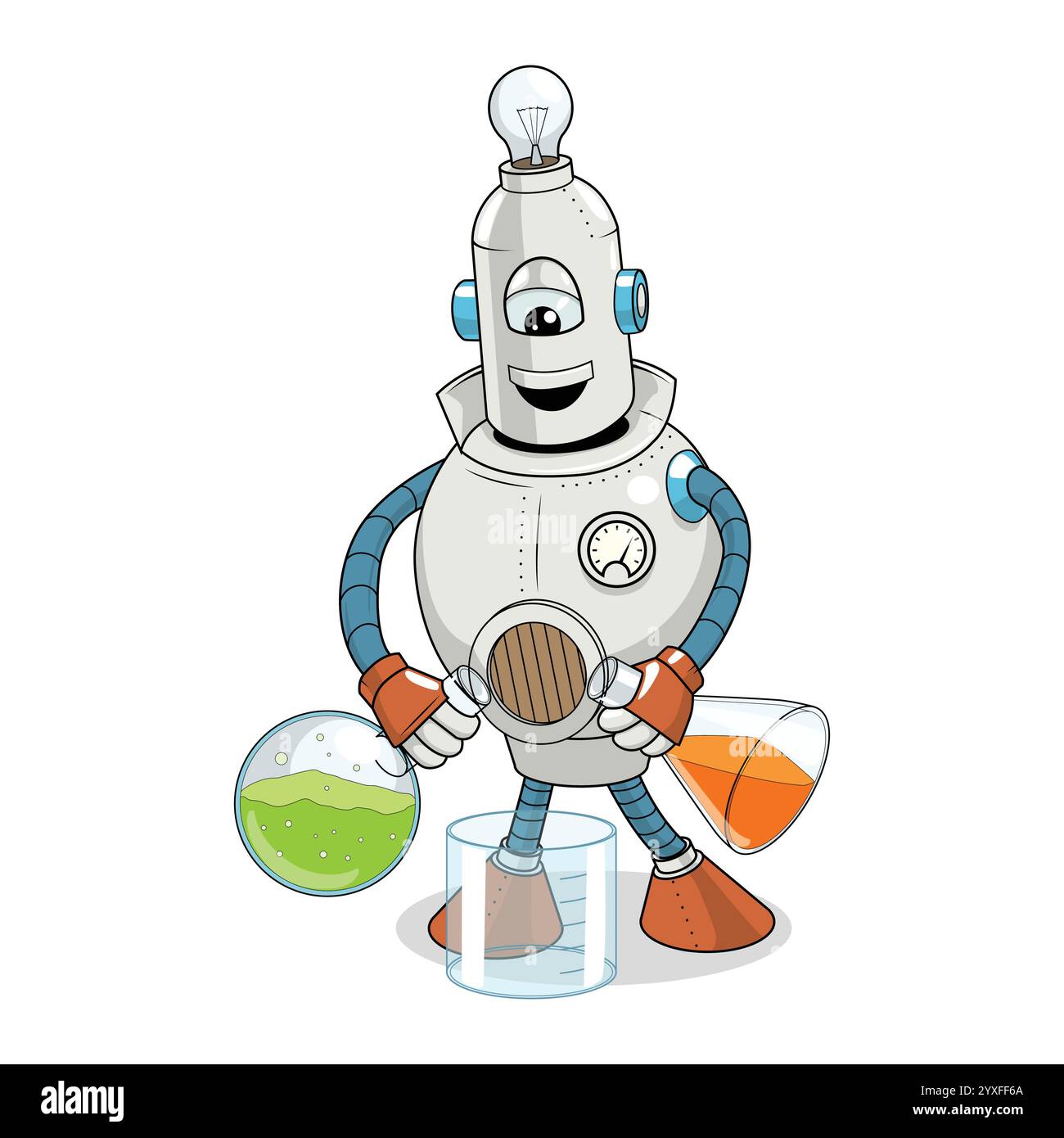 Science experiment cartoon hi-res stock photography and images - Alamy