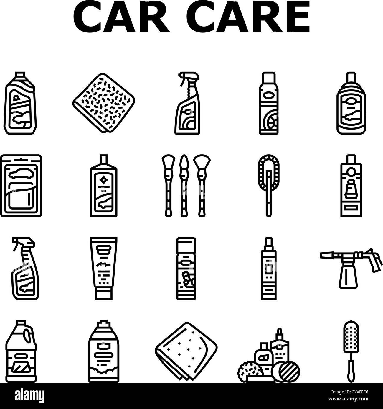 Vacuum interior car detailing Cut Out Stock Images & Pictures - Alamy