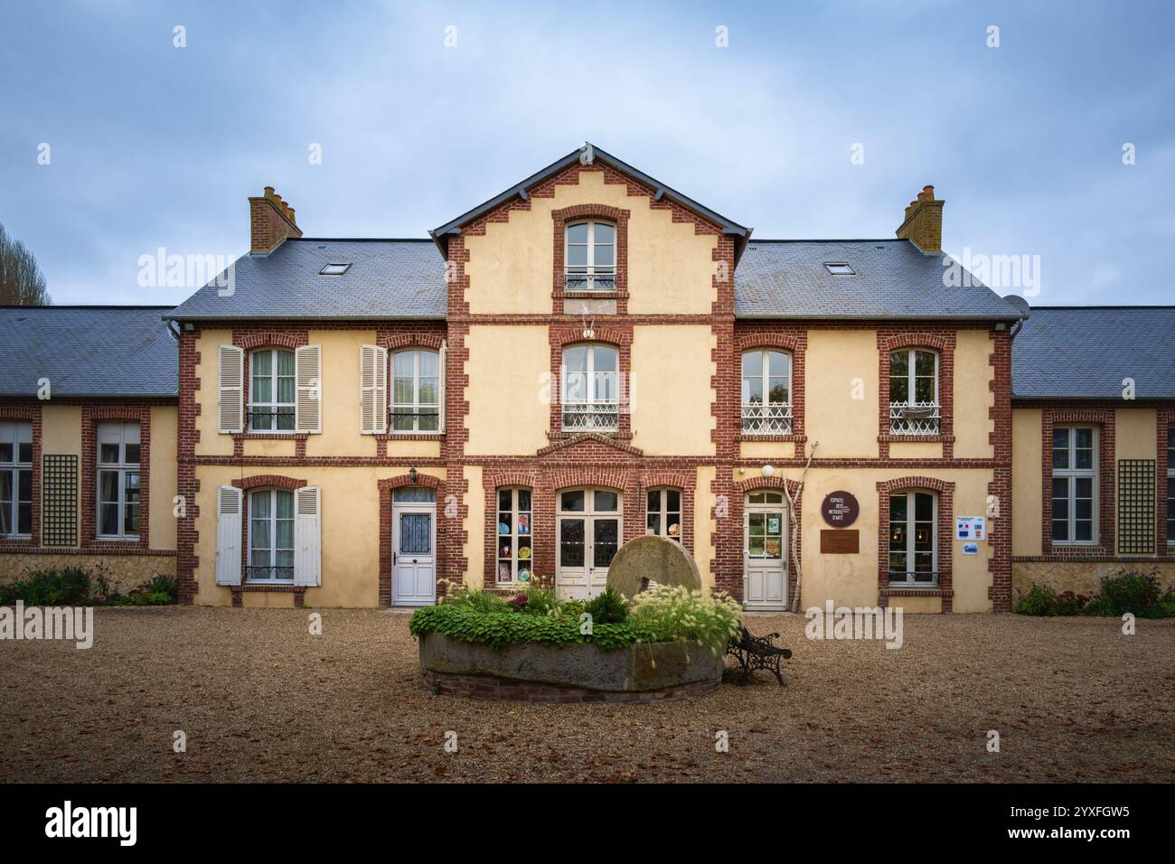 Espace des métiers d'art, Beuvron en Auge, Normandy, France, Stock Photo