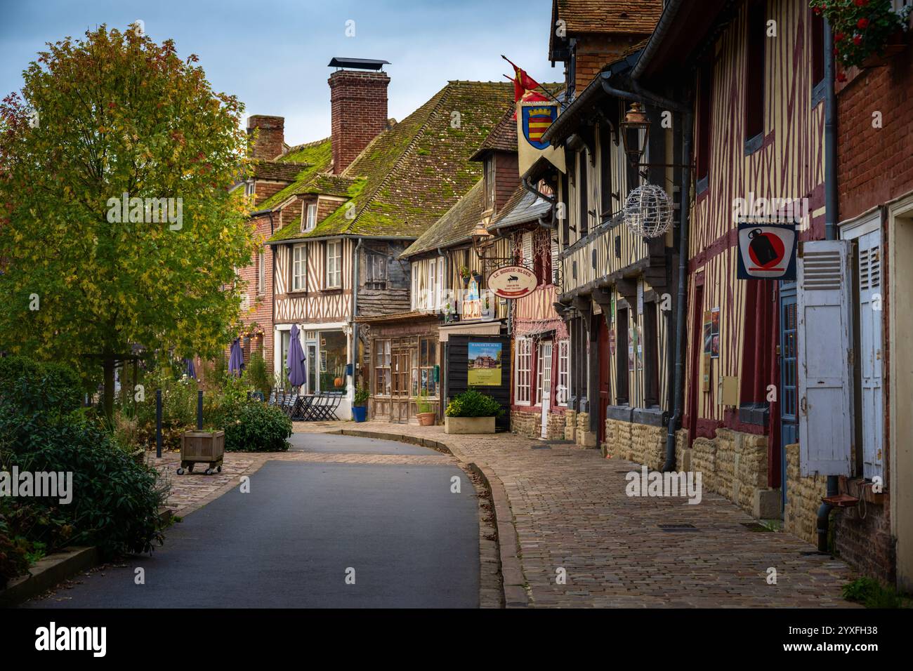 Beuvron en Auge, Normandy, France, Stock Photo