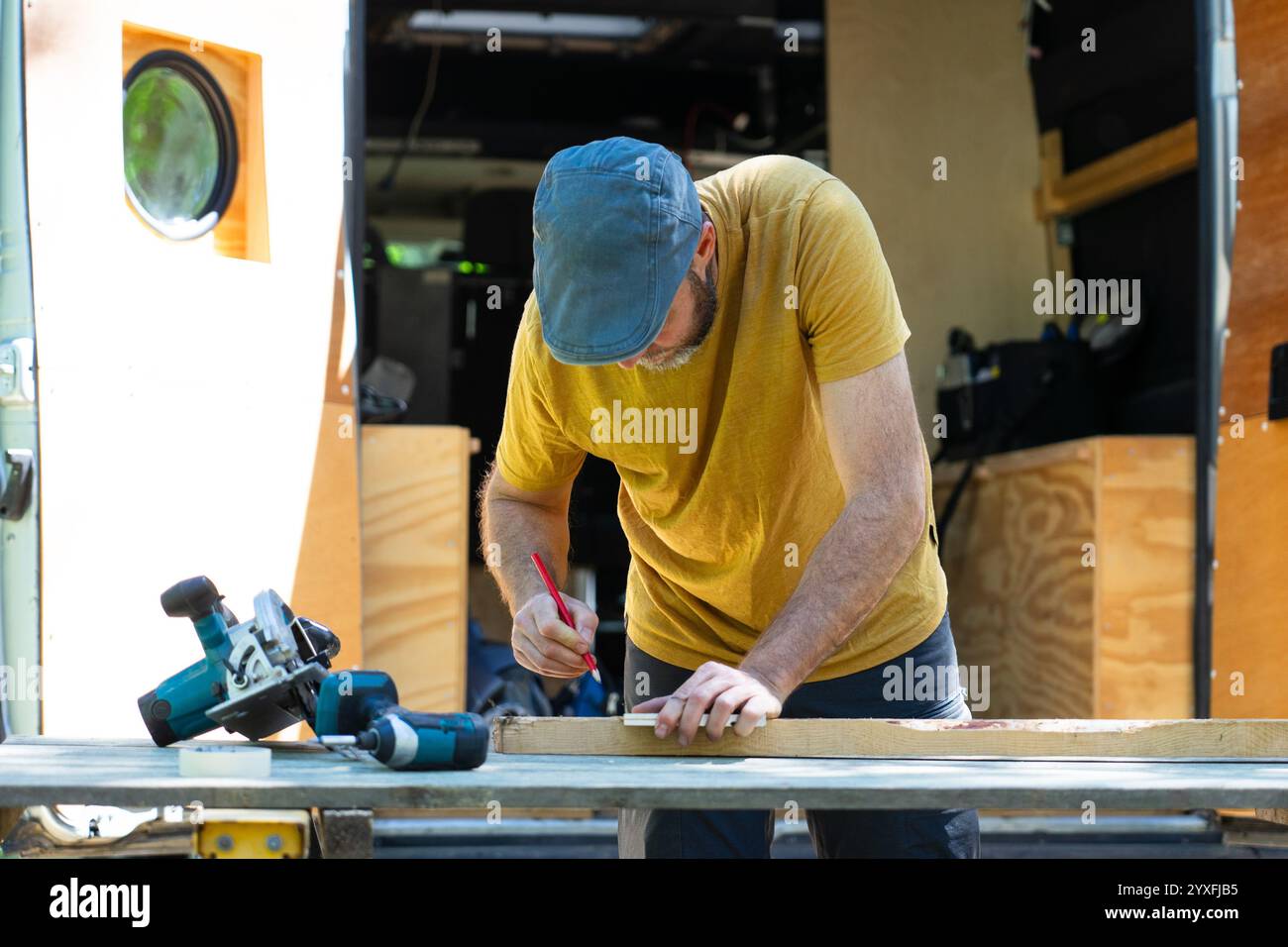 Camper van renovation hi-res stock photography and images - Alamy