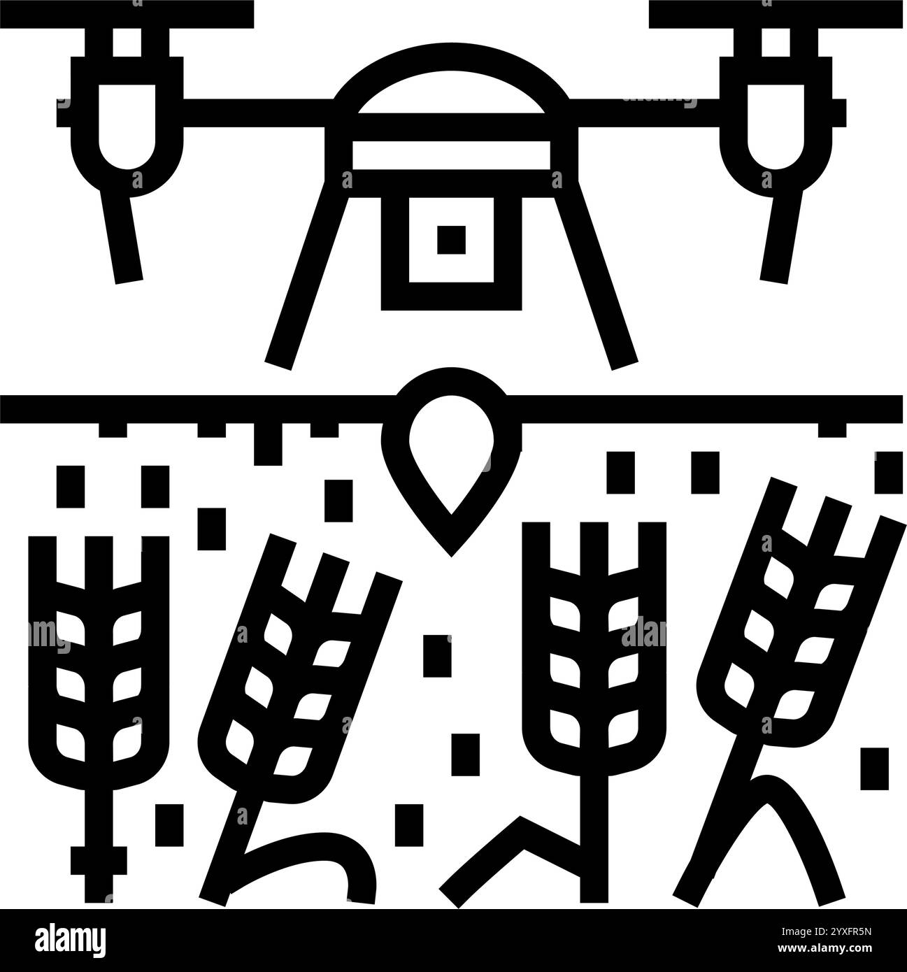 Drone solutions for agriculture Black and White Stock Photos & Images ...