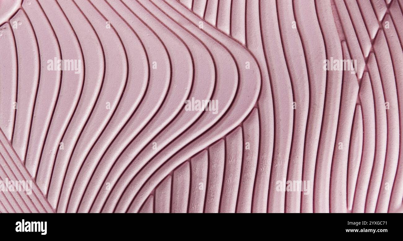 Abstract background, soft pink color, curved lines, texture, photo, selective focus, horizontal, no people Stock Photo