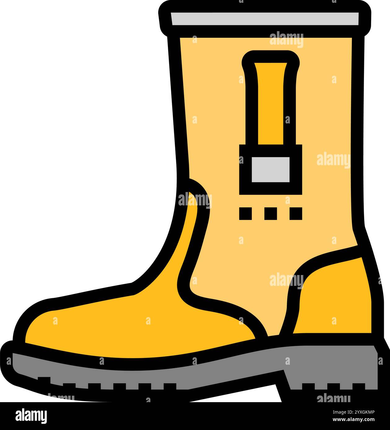 safe footwear injury prevention color icon vector illustration Stock ...