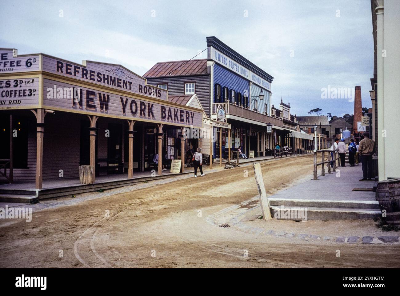 Western town replica hi-res stock photography and images - Alamy