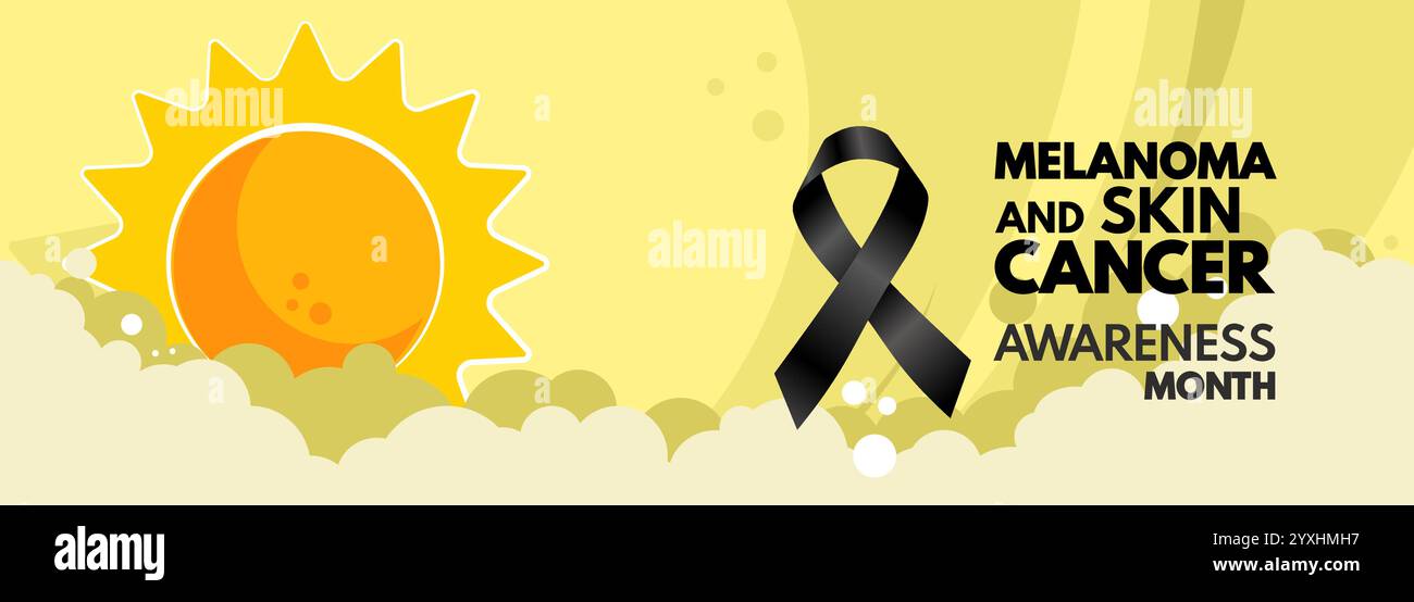 Melanoma and skin cancer awareness month Stock Vector Image & Art - Alamy
