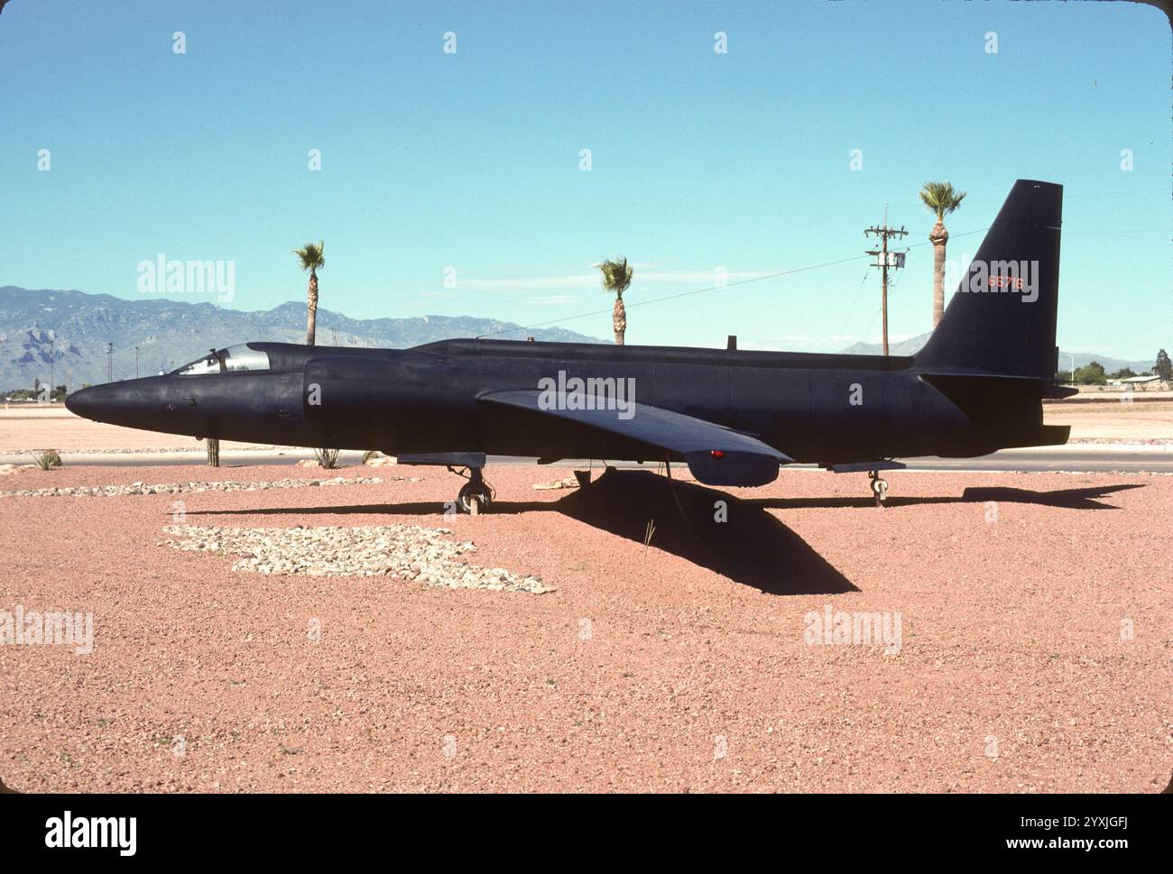 Lockheed U-2C Dragon Lady on display in Davis-Monthan AFB Heritage Park ...