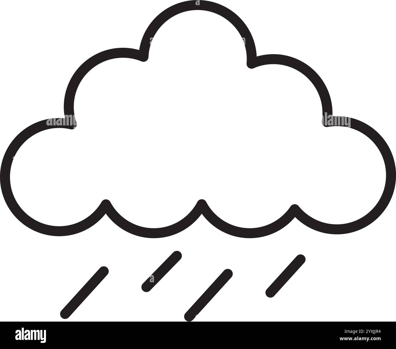 cloud rainy weather icon Stock Vector Image & Art - Alamy